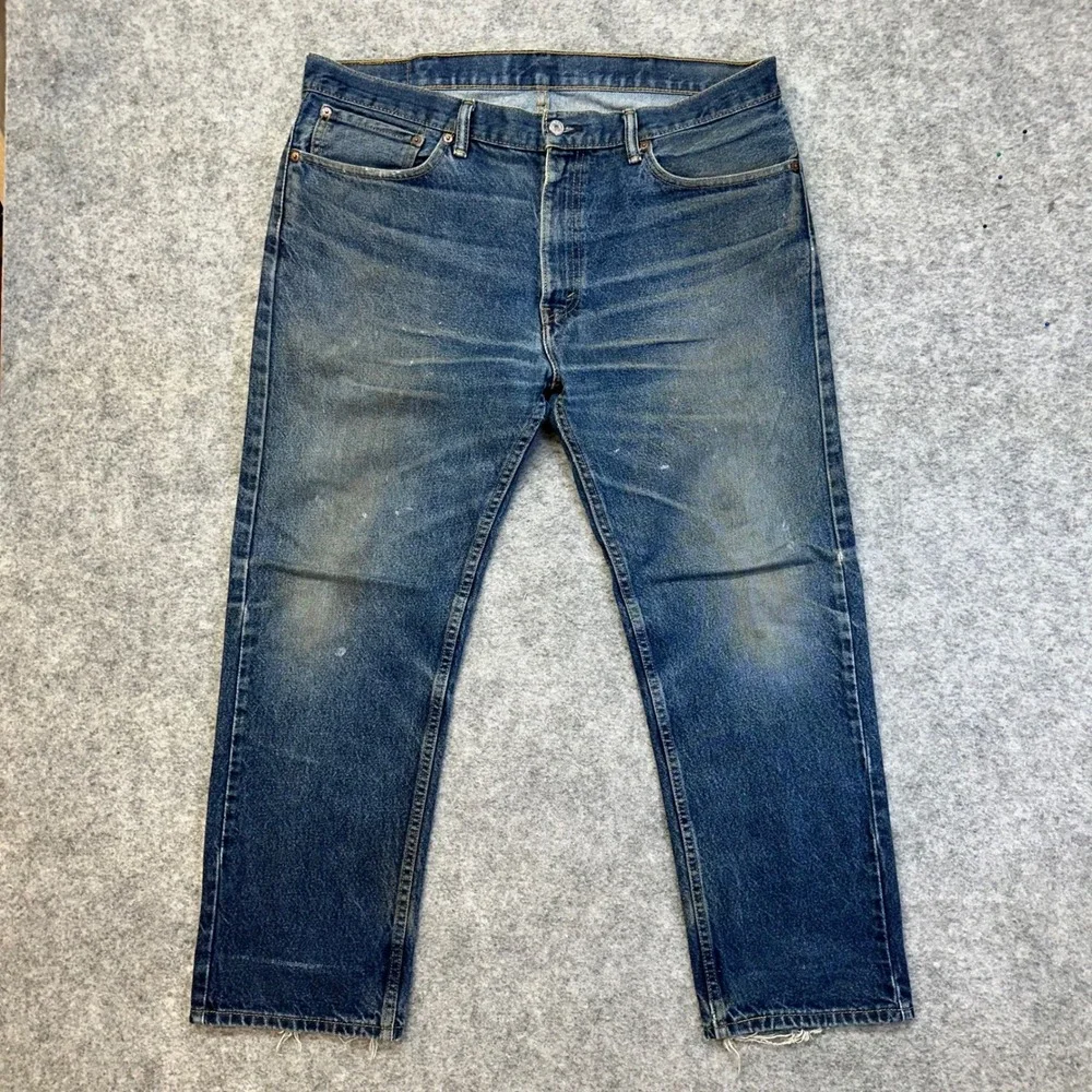 Lot of 5 Levi's 505 Straight Jeans Men's 38x30 Blue Denim Work Pants Bundle